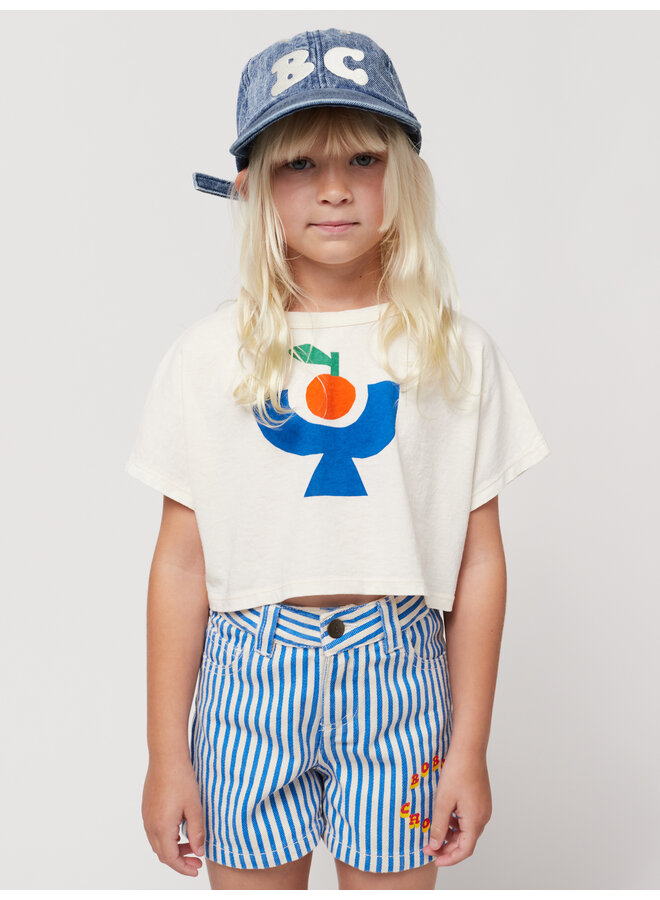 Bobo Choses T-Shirt Cropped Tomato Plate