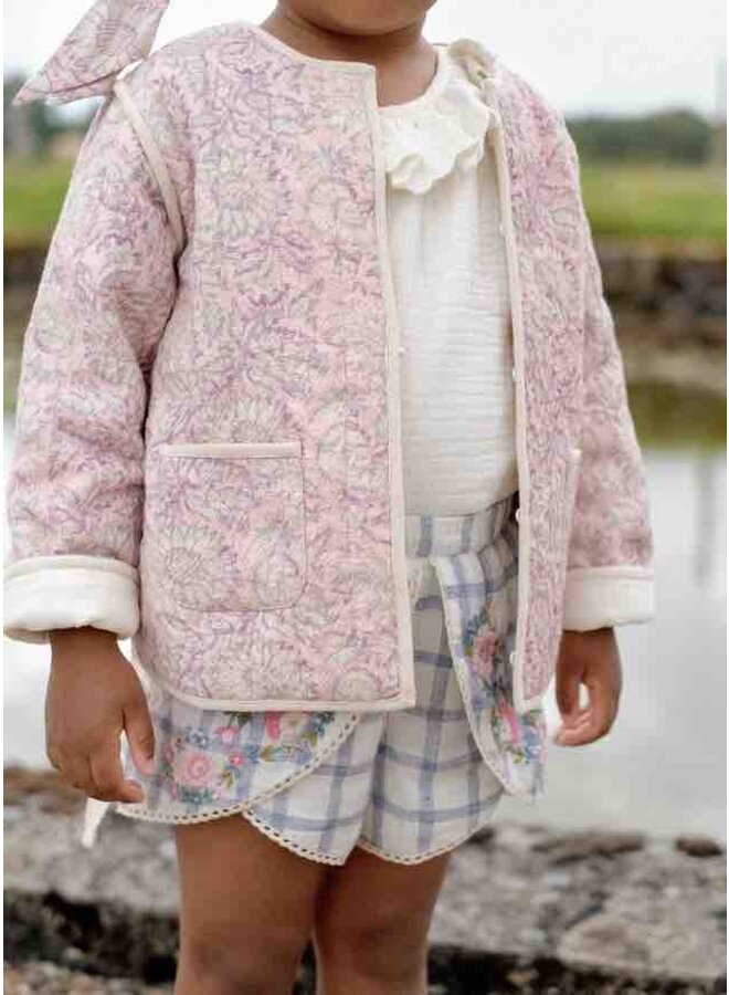 Louise Misha Jacket Teliani Pink Daisy Garden