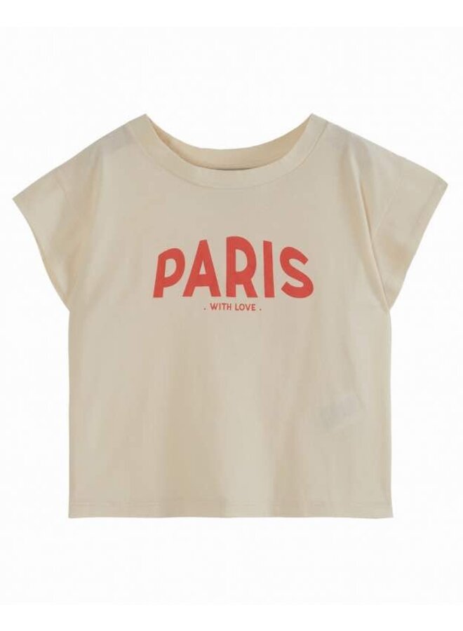 Emile Et Ida Tee Shirt Paris Ecru