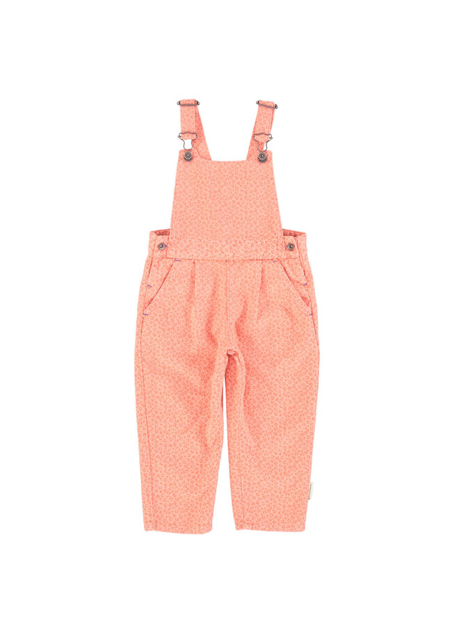 Dungarees Pink Animal Print