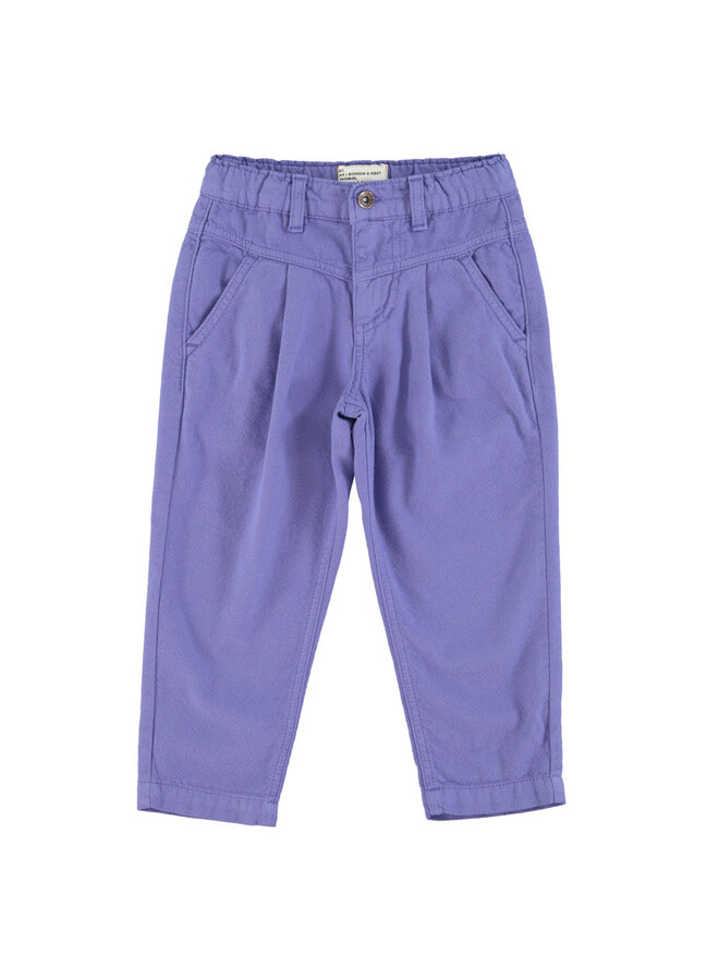 Mom Fit Trousers Purple