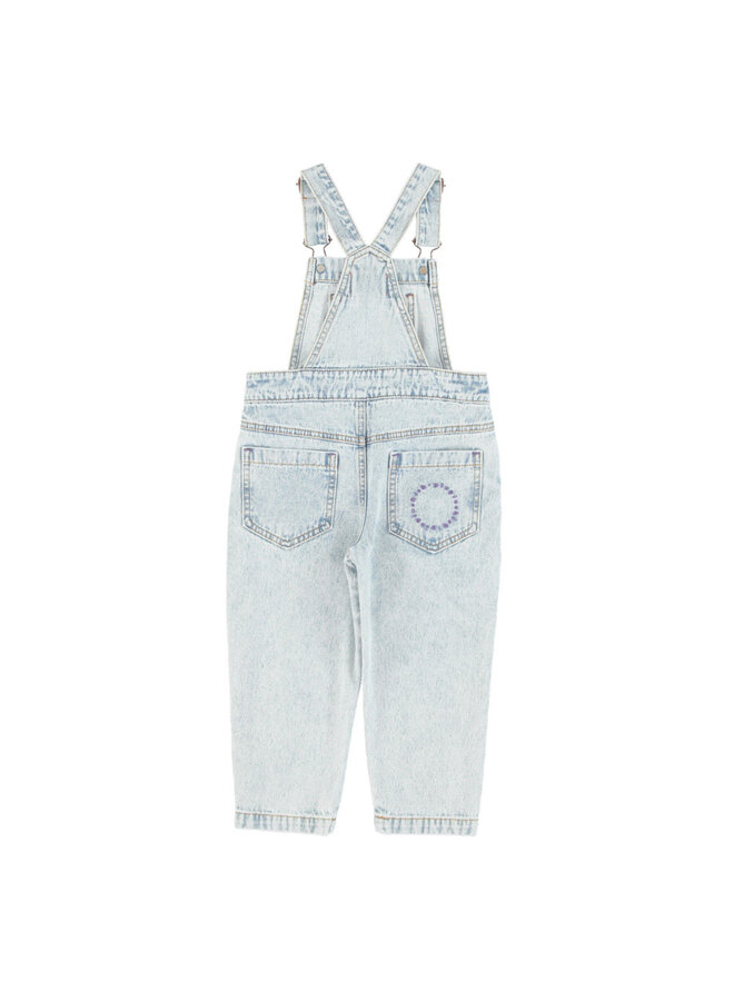 Piupiuchick Dungarees Washed Blue Denim