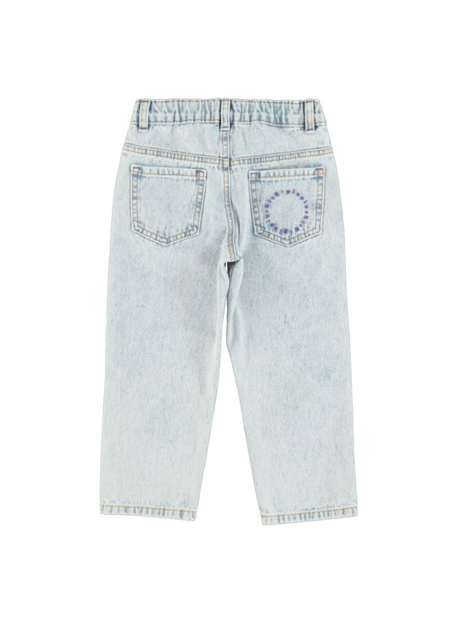 Piupiuchick Unisex Trousers Washed Blue Denim