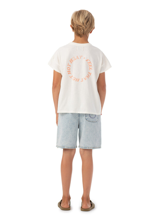 Piupiuchick Boy Shorts Washed Blue Denim