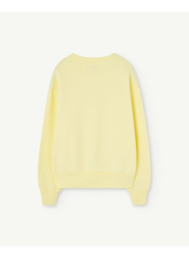 The Animals Observatory Bear Sweatshirt Soft Yellow