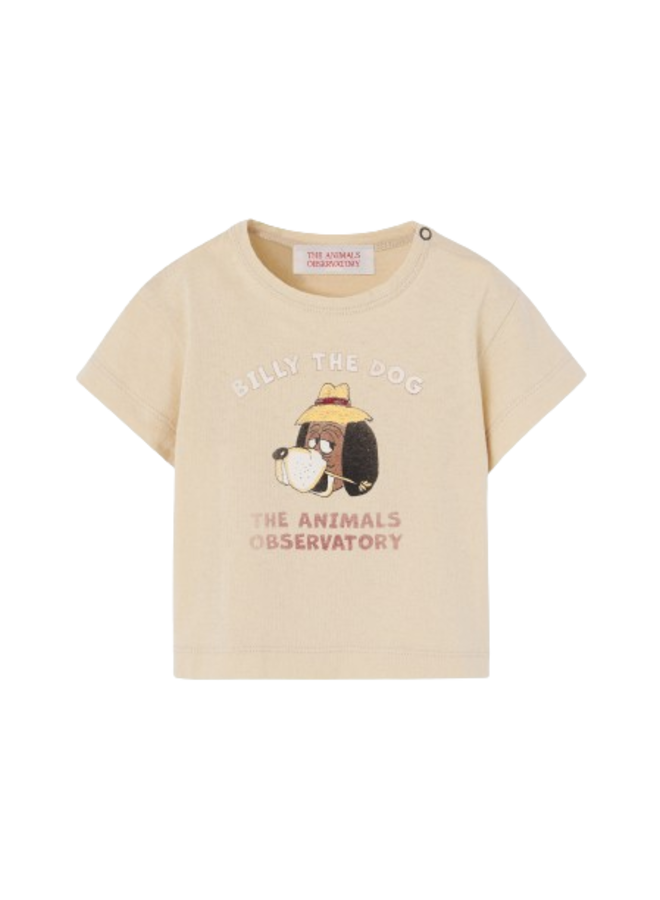 Rooster Baby T-Shirt Beige