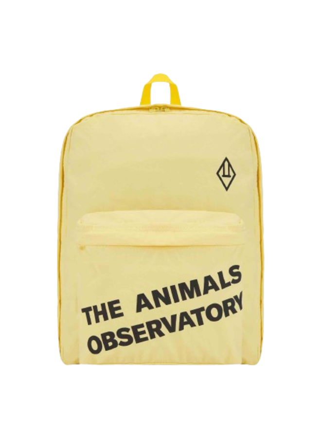 The Animals Observatory Back Pack Soft Yellow