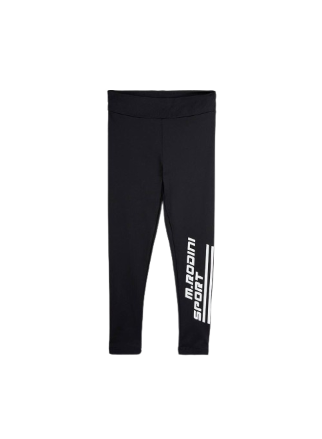 M. Rodini Sport jersey leggings in black - Mini Rodini