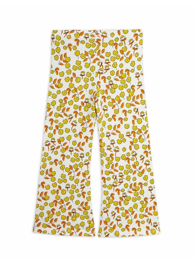 Mini Rodini Flared Trousers Flowers AOP