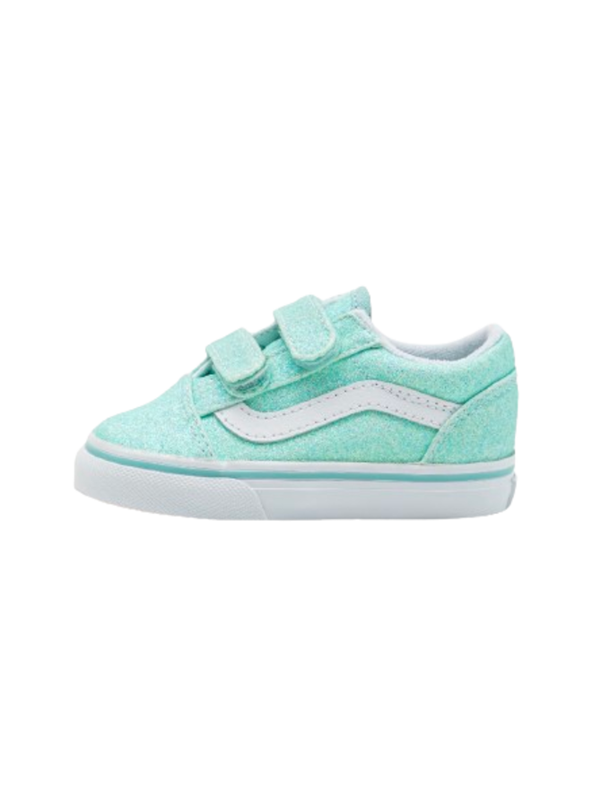 Old Skool V Glitter Pastel Blue