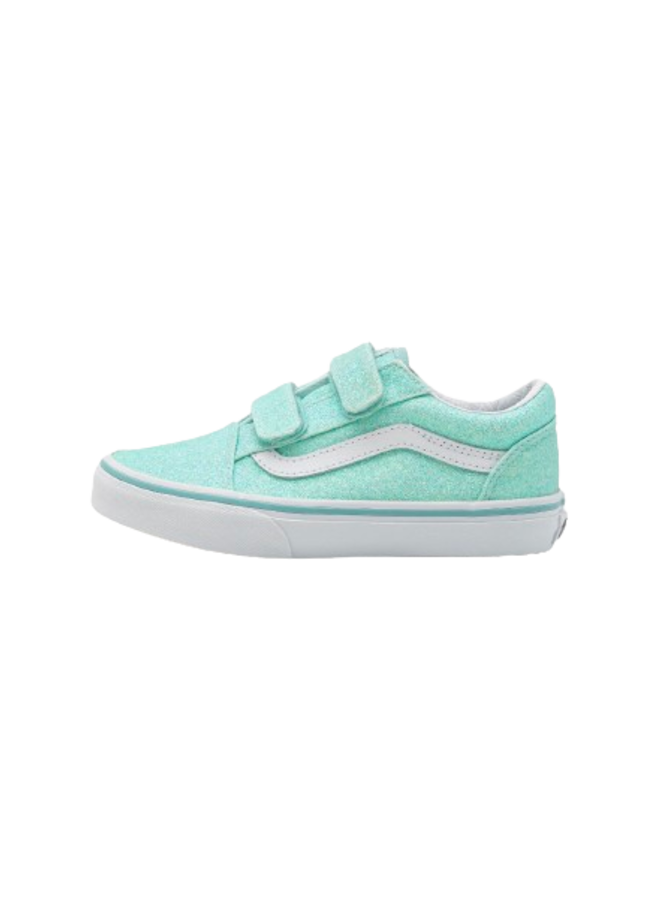 Old Skool V Glitter Pastel Blue