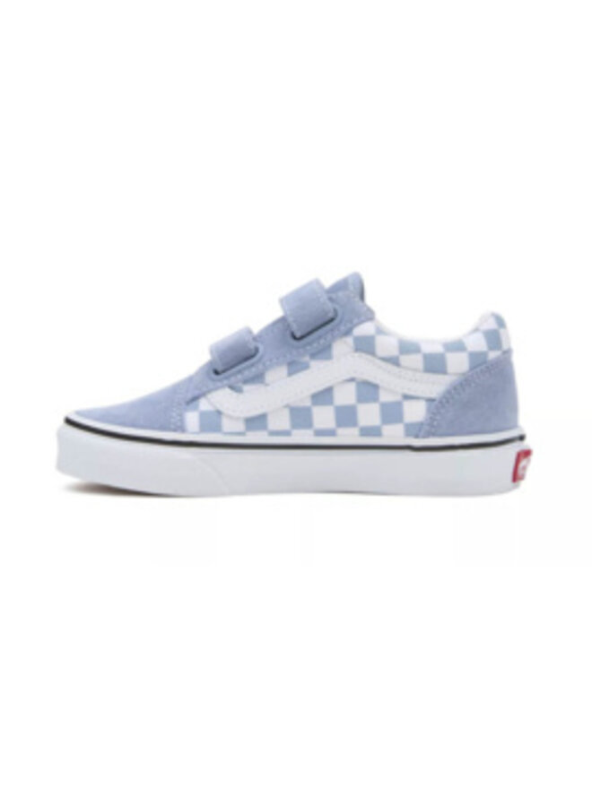 Old Skool V Color Theory Checkerboard Dusty Blue