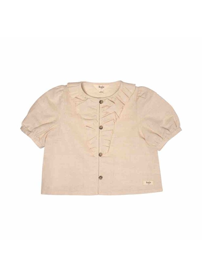 Blouse Albany Cotton Linen Sand