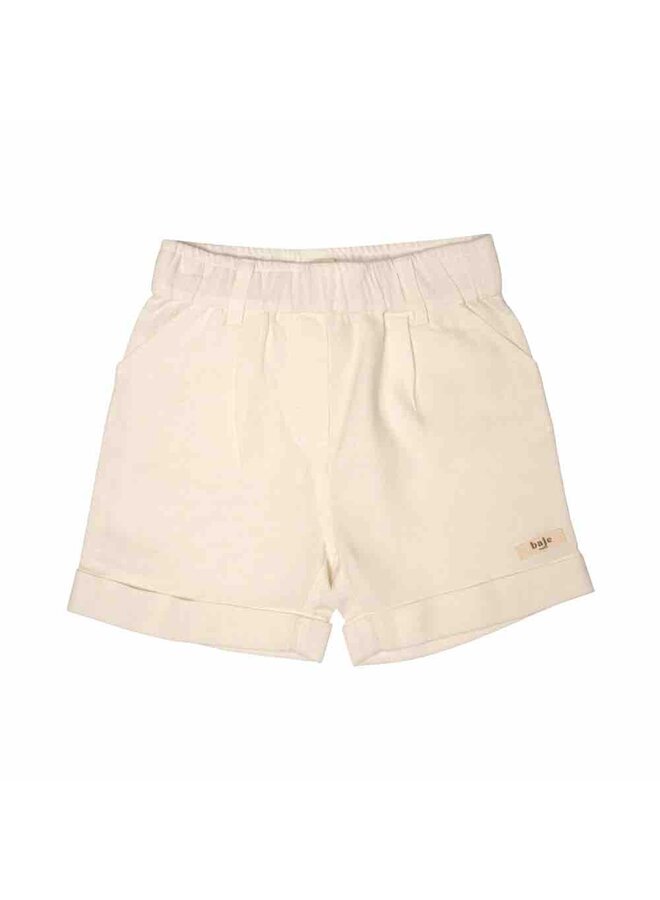 Baje Linen Shorts Mills Off White