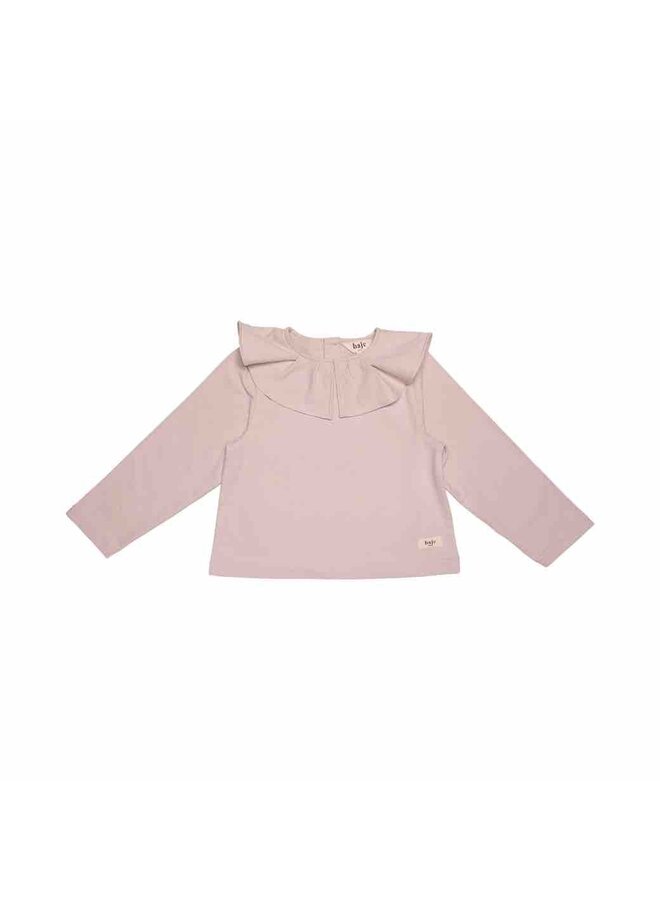 Top Amity  Jersey Collar Lilac