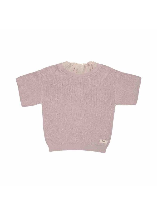 Top Gini SS Knit Lilac