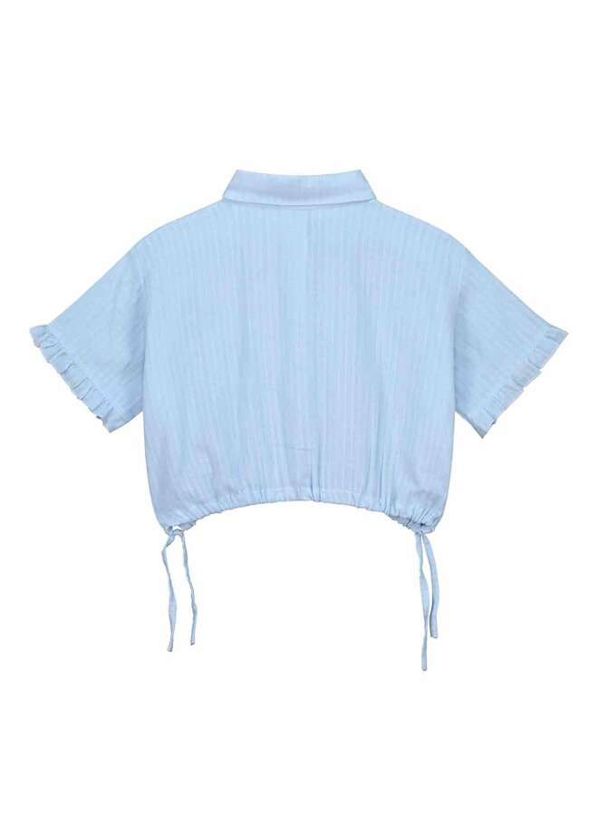 Charlie Petite Blouse Ivy Blue