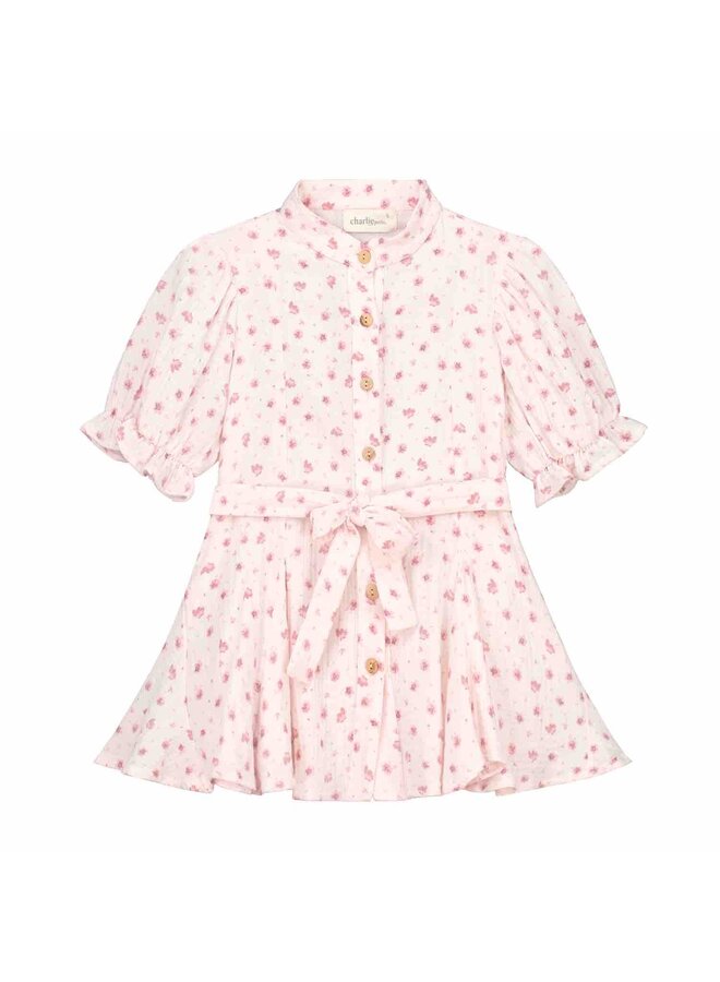 Charlie Petite Dress Ise Pink Flower