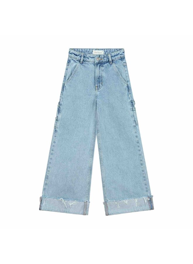 Cargo Flair Denim Light Blue