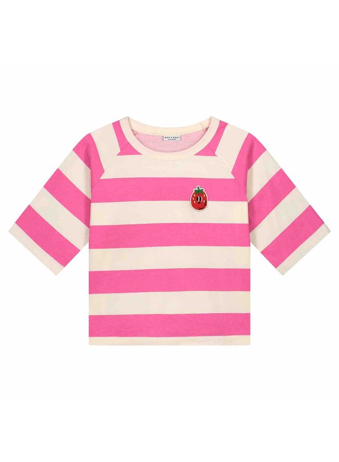 T-Shirt Striped Pink Yarrow