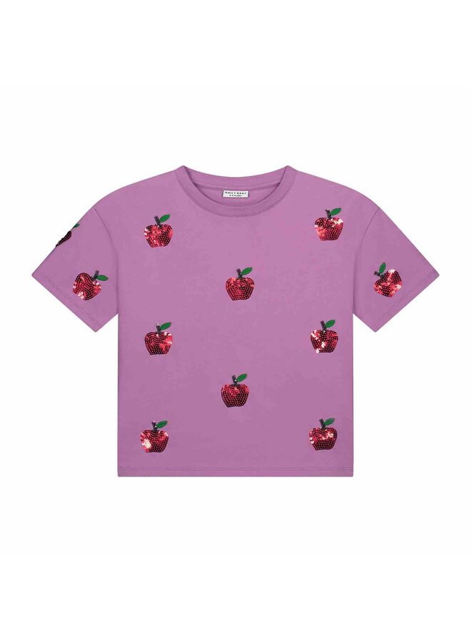 Daily Brat T-shirt Apple Lilavender