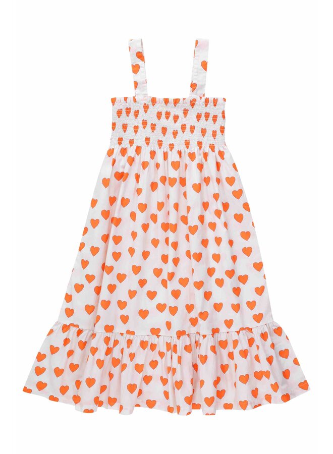 Hearts Dress Off-White