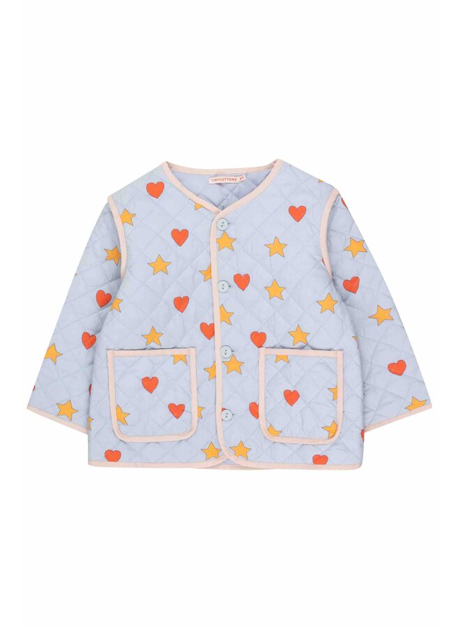 Hearts Star Jacket Sky Grey