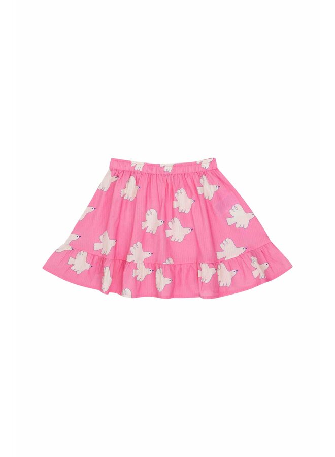 Tiny Cottons Doves Skirt Dark Pink