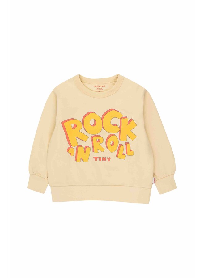 Rock 'N Roll Sweatshirt Dusty Yellow