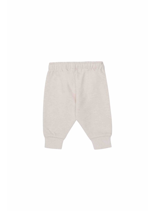 Tiny Cottons Baby Sweatpant Solid Light Cream Heather