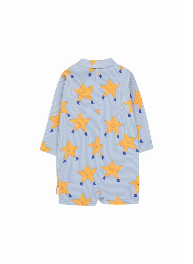 Tiny Cottons Baby Onepiece Dancing Stars Blue-Gray