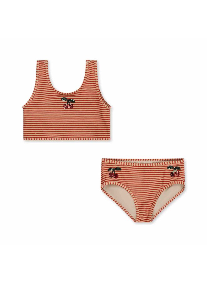 Konges Sløjd Jade Swim Bikini Glitter Stripe