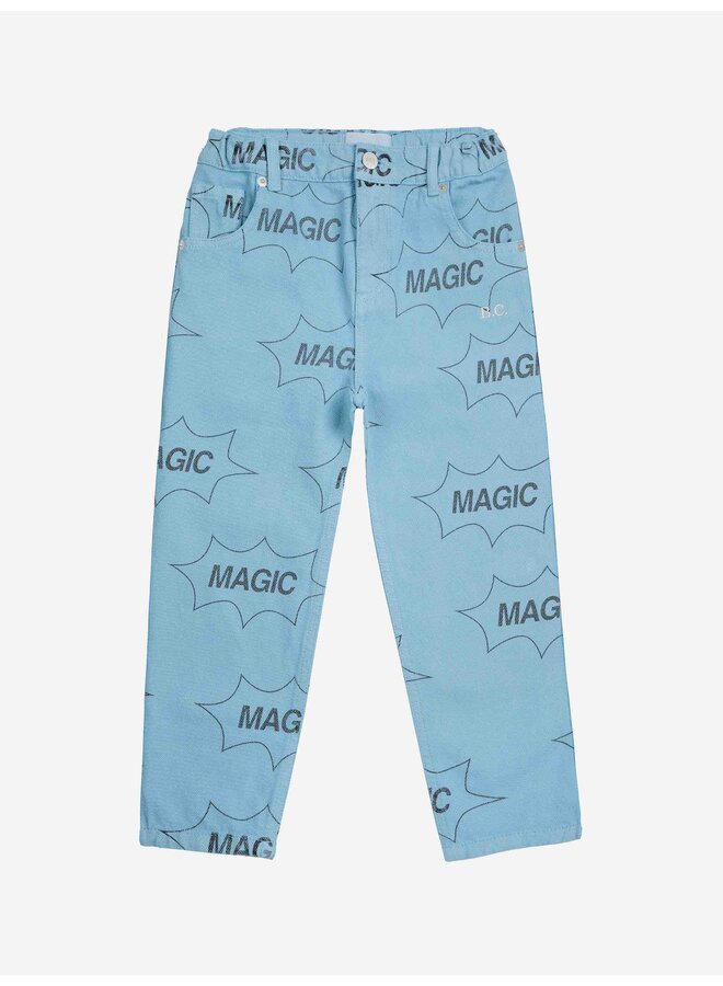 Bobo Choses Baggy Pants It's Magic Light Blue