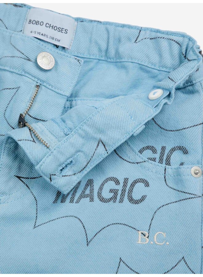 Bobo Choses Baggy Pants It's Magic Light Blue