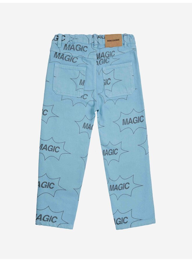 Bobo Choses Baggy Pants It's Magic Light Blue