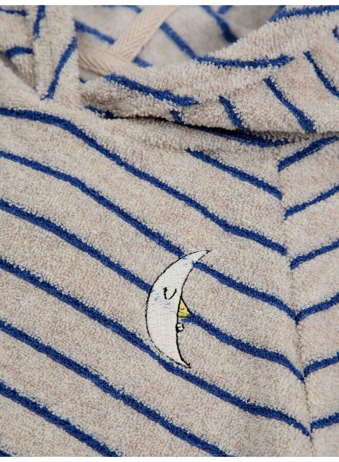 Bobo Choses Hoodie Beneath The Moon Terry Blue