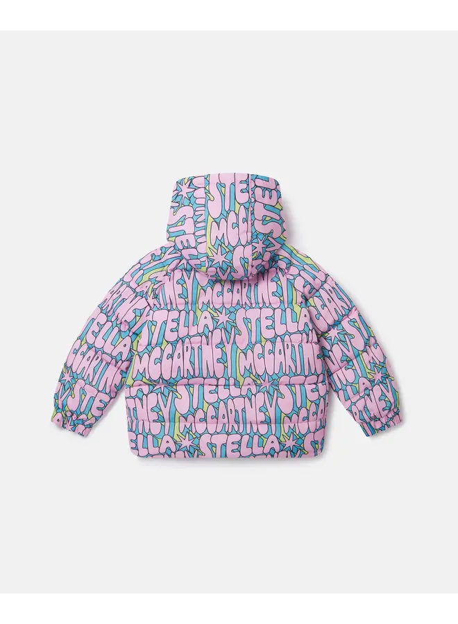 Stella McCartney Puffer Coat Stella Print