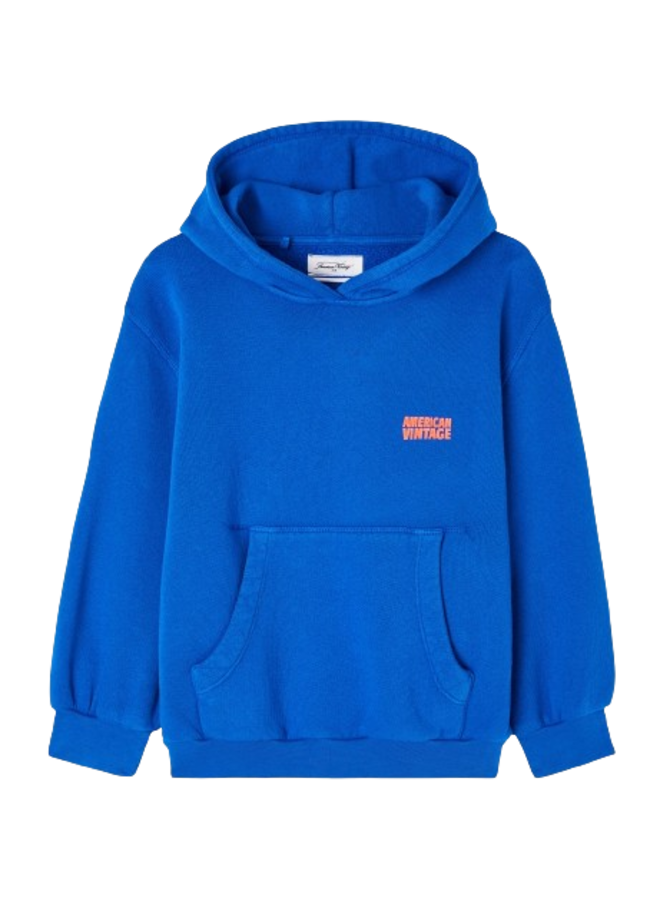 Hoodie Izubird Bleu De Prusse Vintage