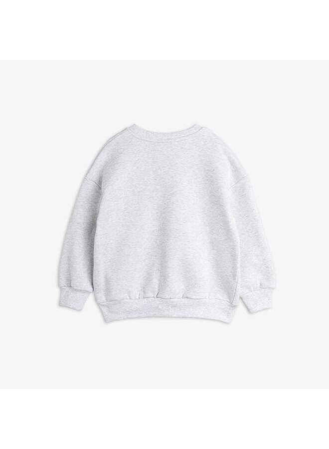 Mini Rodini Sweatshirt Dog Emb Grey