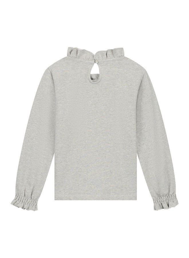 Charlie Petite Juniper LS Grey Melange