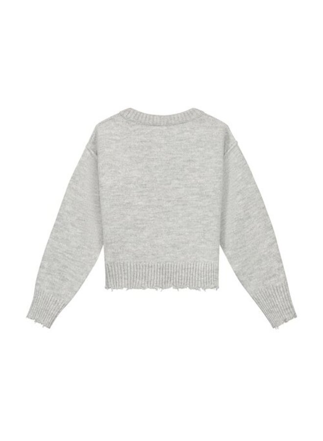 Charlie Petite Joan Sweater Grey