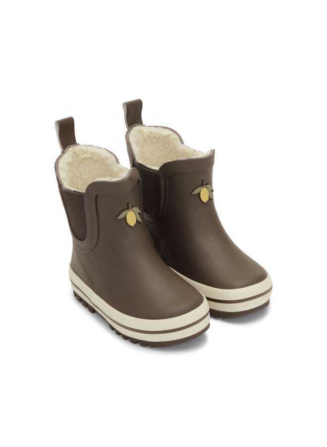 Konges Sløjd Rainboot Low Roi Chocolate Brown