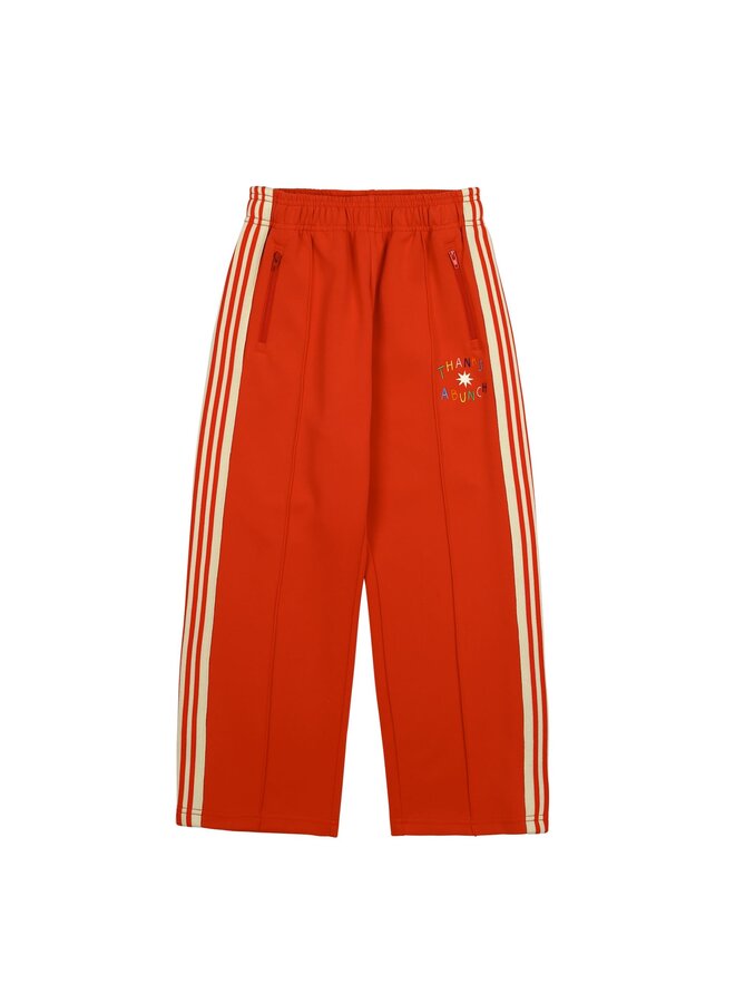 Jelly Mallow Thanks Track Pants Red