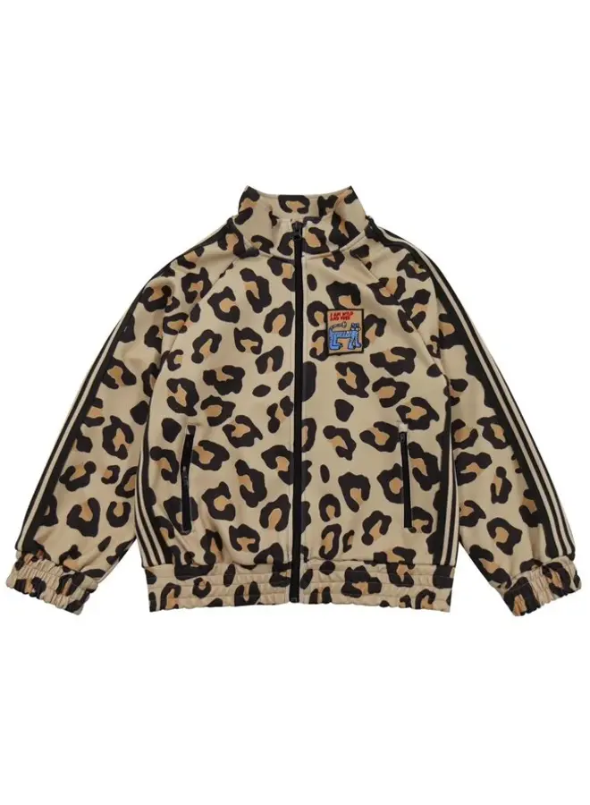 Jelly Mallow Leopard Track Jumper