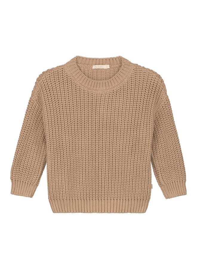 Chunky Knitted Sweater Toffee