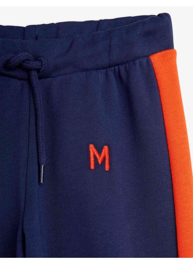 Mini Rodini Panel Emb Sweatpants Blue
