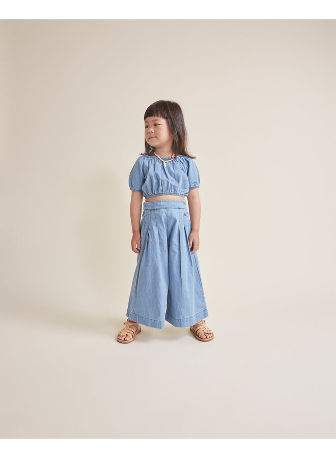 Búho Denim Top