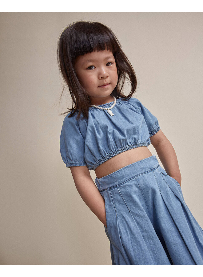 Búho Denim Top
