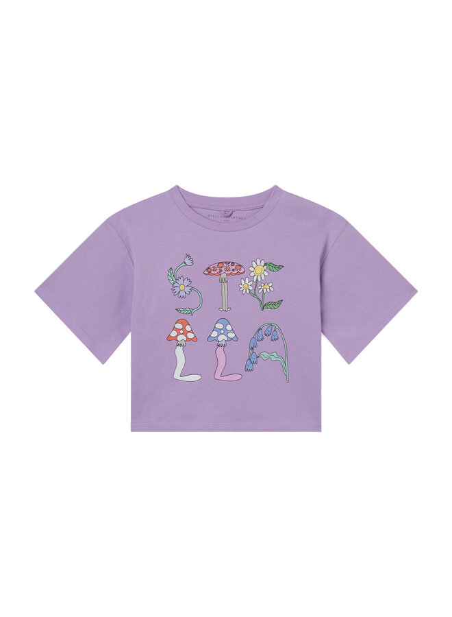 Stella McCartney Kids T-Shirt Stella Purple