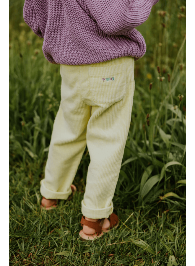 Yuki Trousers Beau Corduroy Moonbeam